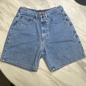 Marithe Francois Girbaud Vintage High Rise Stonewashed Denim Mom Shorts SZ 3-4